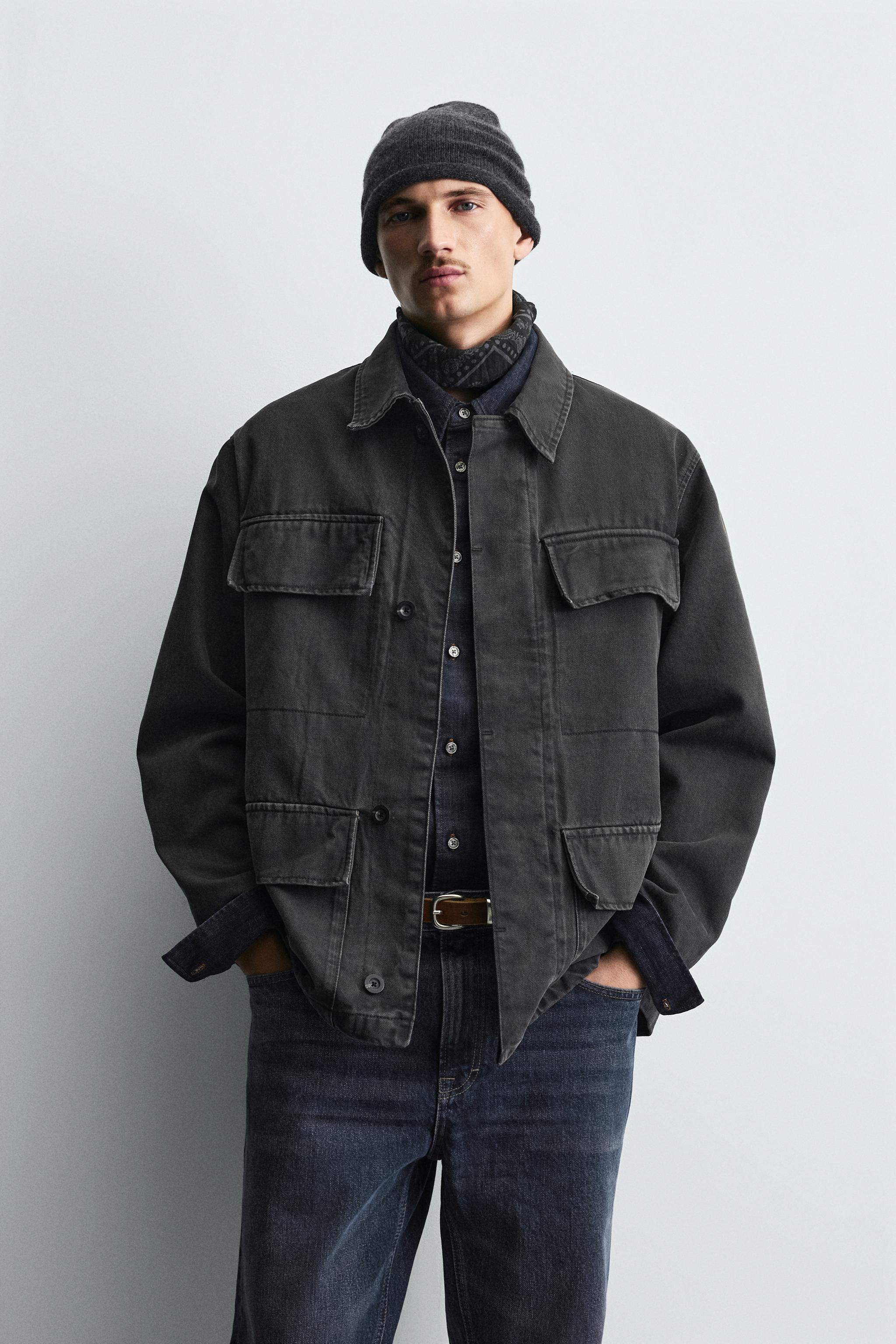 RELAXED FIT POCKET JACKET